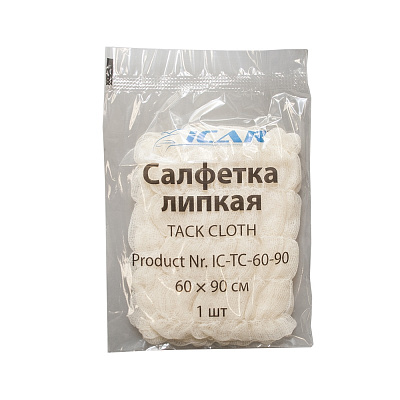 60*90мм ICAR Салфетка липкая протирочная IC-TC-60-90